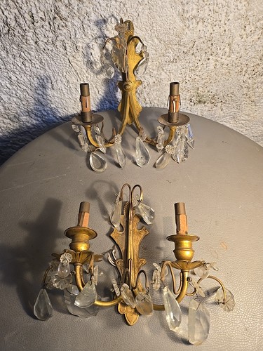 Paire appliques pampilles - paire,