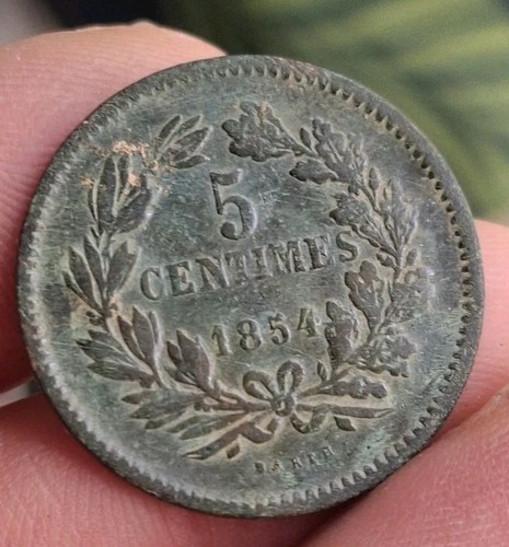 Pièce ancienne centimes - pièce, 5