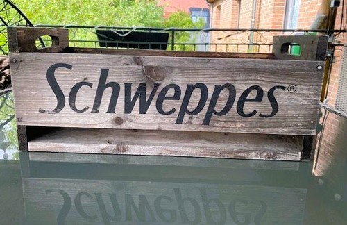 Caisse bois schweppes - caisse,