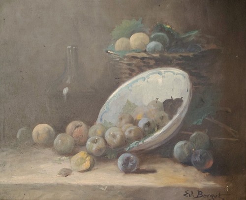 Grande belle huile sur toile - huile,