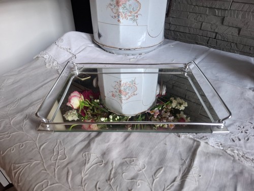 Plateau miroir art - plateau,