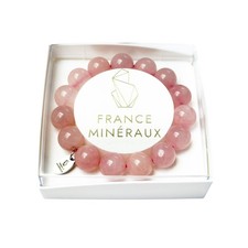 Bracelet Quartz Rose - Perles