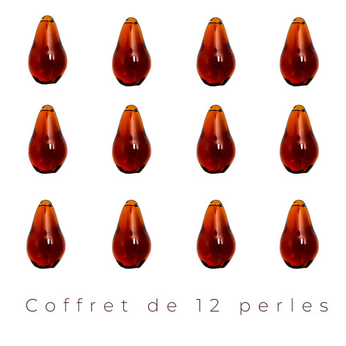 Perles poires décoratives - , en