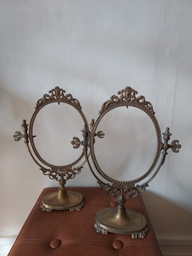 Paire anciens miroirs - paire,