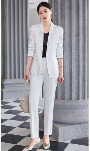 Ensemble femme blanc élégant - ensemble,