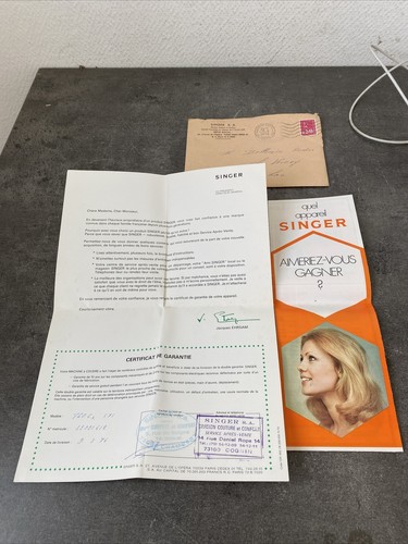 Ancien document singer - document,