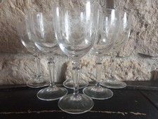 CRISTAL d'Arques DAMPIERRE 6 red wine glasses 18 cl VINTAGE