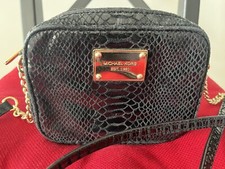 Michael Kors Crossbody Bag Black Leather Small Used