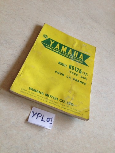 Yamaha parts list - , type