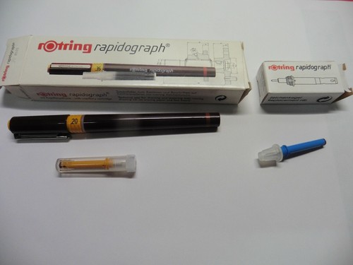 Stylos rotring rapiograph - stylos,