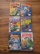 Bundle Of 6 CIB Nintendo NES Games(Fester, Three Stooges, Galaga, Etc)