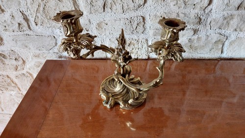 Ancien bougeoir double - bougeoir, en