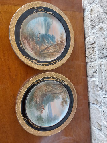 Deux assiettes luxe - deux,