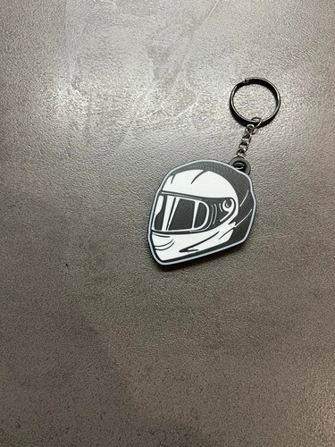Porte clés casque moto - de,