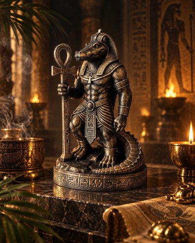 Statue sobek égypte - statue,
