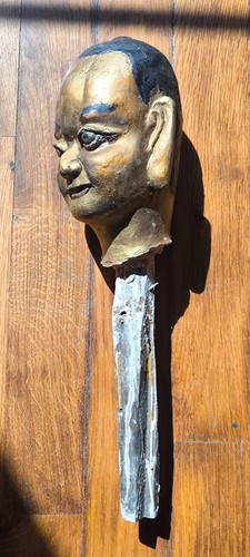 Tête bouddha peinte zen - de,