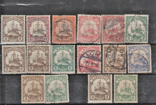 Ref 917 timbres allemand lot - ref.917-timbres,