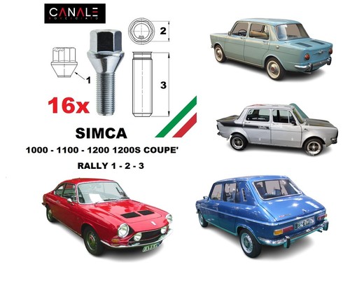 Kit boulons roue simca - de,