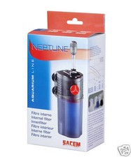 Aquarium Filtre Interne SACEM Neptune 450 Litres par Heure Avec Lavable Filtre
