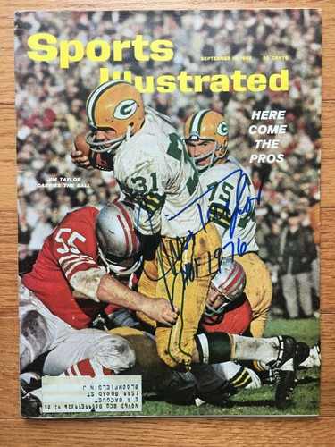 Jim taylor signed sports - jim,