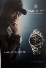 advertising watch TAG HEUER with TIGER WOODS YEAR 2005 A3666