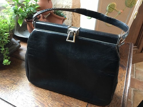 Sac main cuir noir de - sac, a