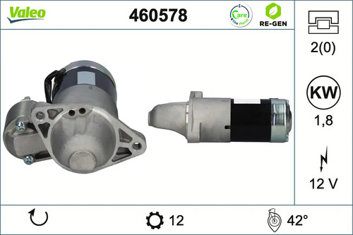 Démarreur valeo 460578 - valeo,