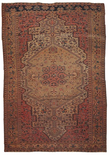 Tapis ancien farahaan - tapis, (persan)