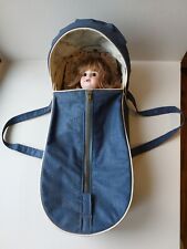 Antique portable cushion, pram Doucet? For Bleuette doll??