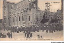 CAR-AAHP6-61-0513 - FLERS - the new church saint-germain - scaffolding