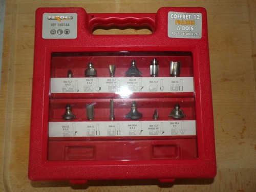 Coffret fraises à - 12, bois