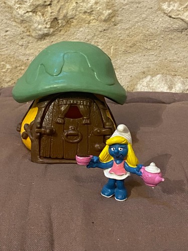 Schleich smurf house - smurf, +