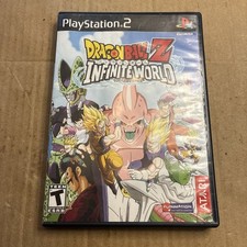 Dragon Ball Z Infinite World PS2 Case ONLY + Budokai 2 Disk-READ DESCRIPTION
