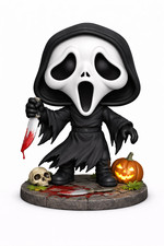 Figurine style tueur masqué