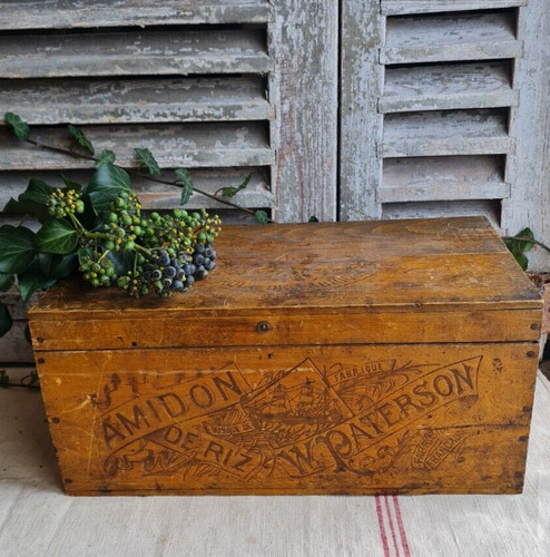 Ancienne boite bois - ancienne,