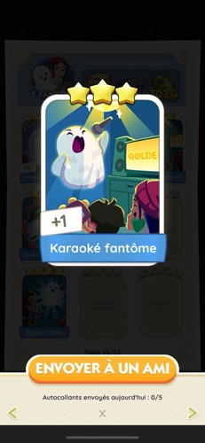 Karaoké fantôme carte - fantôme,