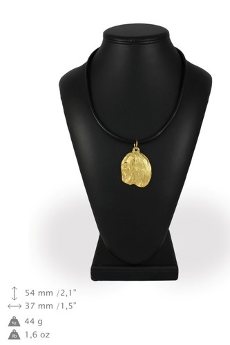 Lhassa apso collier doré - -,