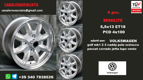 Jantes minilite 5j 13 - minilite, 5,5j