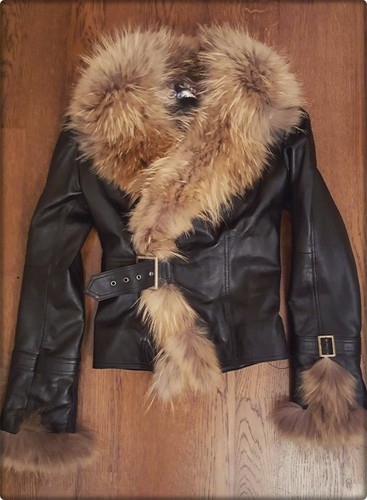 Superbe veste cuir véritable - cuir,