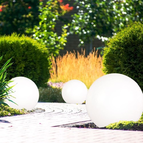 Lampe solaire led - boule, jardin