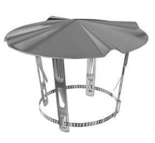Chapeau chinois inox - , pour