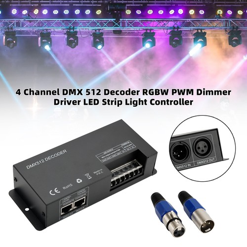 4canaux dmx512 décodeur - 4canaux,