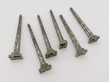 MÄRKLIN 409T SIX PYLONES DE 170mm POUR ÉCLAIRAGE OU CATÉNAIRE