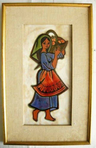 Carreau terre cuite femme - cuite,