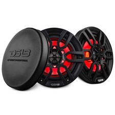 DS18 NXL-6/BK  6.5" 2-WAY MARINE SPEAKERS RGB LED LIGHTS 300W Max 4 Ohm