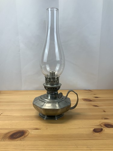 Vintage pewter oil - vintage, w/