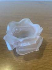 Tulipe pâte de verre art deco