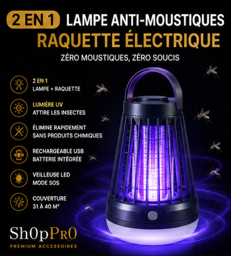 Lampe anti moustiques - anti, usb