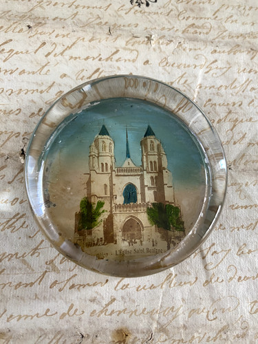 Ancienne boule presse - , papier