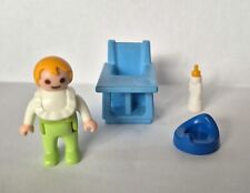 CHAISE HAUTE BLEUE BEBE AVEC